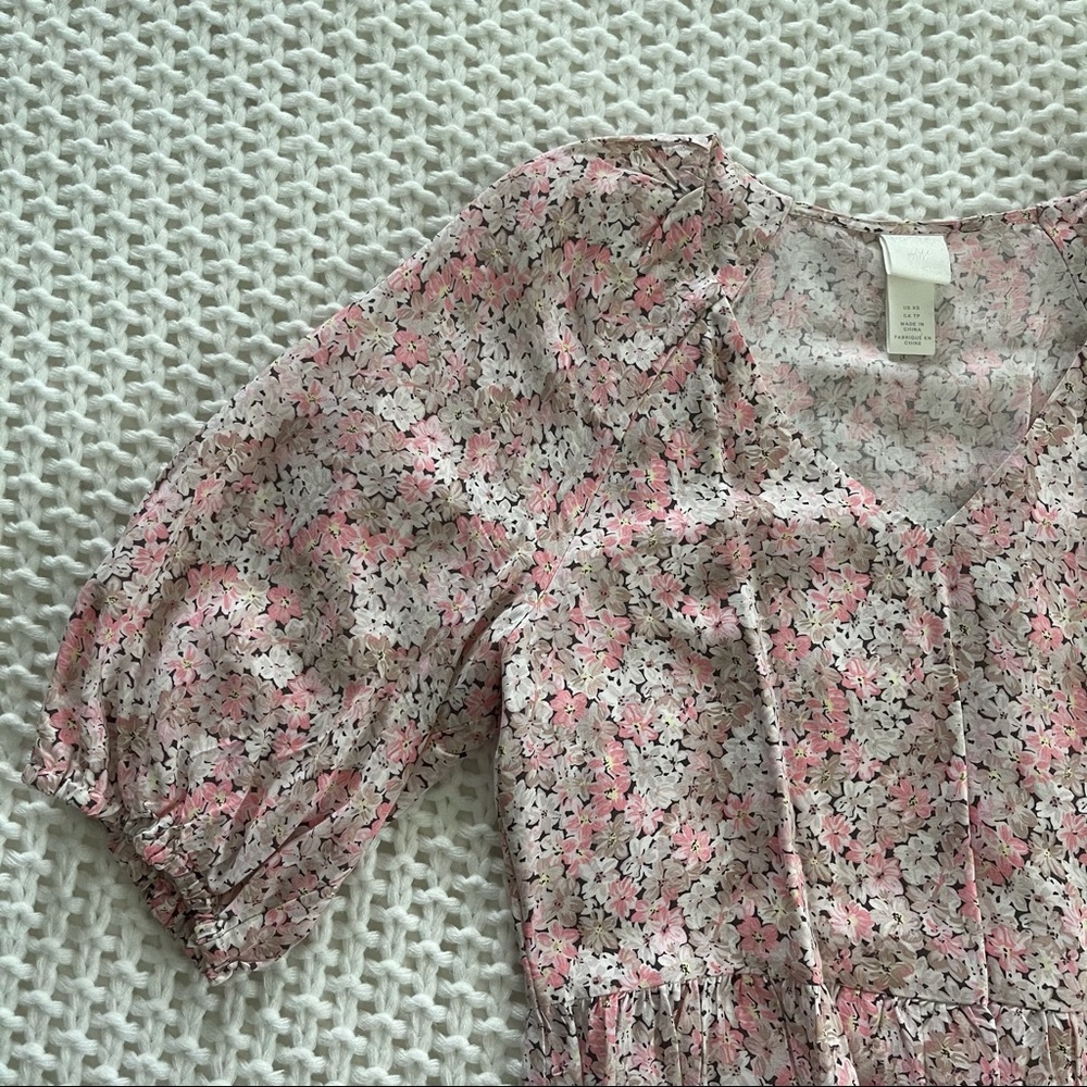 H&M midi floral dress